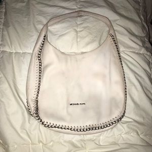 White Michael Kors Shoulder Bag